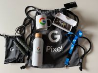 Google Pixel Fan Set Springseil, Trinkflasche, Tasse, Rucksack Nordrhein-Westfalen - Emsdetten Vorschau