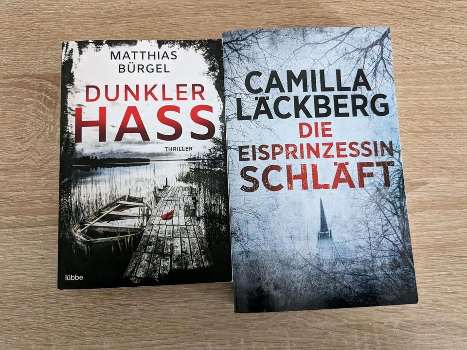 2 x Buch Krimi Thriller - Bürgel / Läckberg - Taschenbuch in Marzling