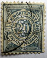 Deutsches Reich, Würtemberg, blau, 20 Pfennig Nordrhein-Westfalen - Lippstadt Vorschau
