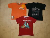 3 T-Shirt Shirt H&M, YIGGA Gr. 134 im Set Niedersachsen - Pattensen Vorschau