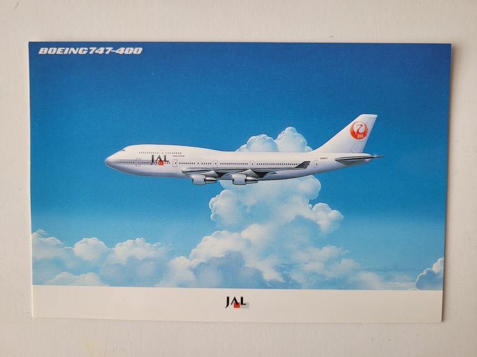 Postkarte Japan Airlines Boeing 747-400 1,20€ inklusive Versand in Berlin