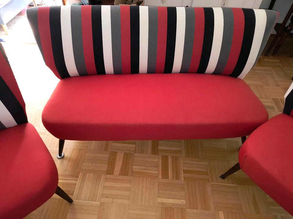 Retro Nostalgie 50 Jahre Midcentury Cocktailsessel  Sitzbank in Langenau