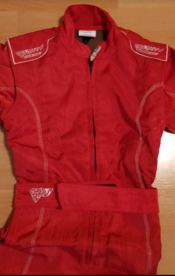 Speed Racewear KartOverall Level 2 Barcelona RS-1 Gr. 150 rot in Betzdorf