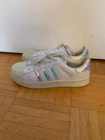 Adidas Superstar Schuhe Sneaker weiß glitzer Größe 40 Schleswig-Holstein - Kaltenkirchen Vorschau