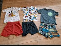 3x H&M 104 Set Shirt kurze Hose - Mickey Mouse / Micky Maus Berlin - Reinickendorf Vorschau