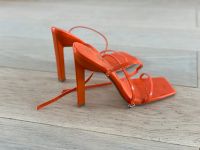 Neu Sandalen Pumps Heels orange gelb Lack Sandaletten Zara 37 Thüringen - Jena Vorschau