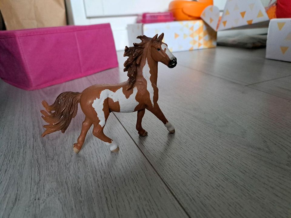 Pferd Schleich braun weiß in Rellingen