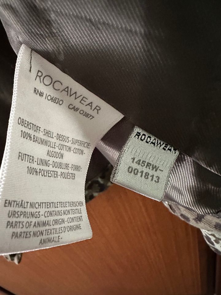 Rocawear New York Jacke / Parka, oliv,  Animal Print, XL in Berlin