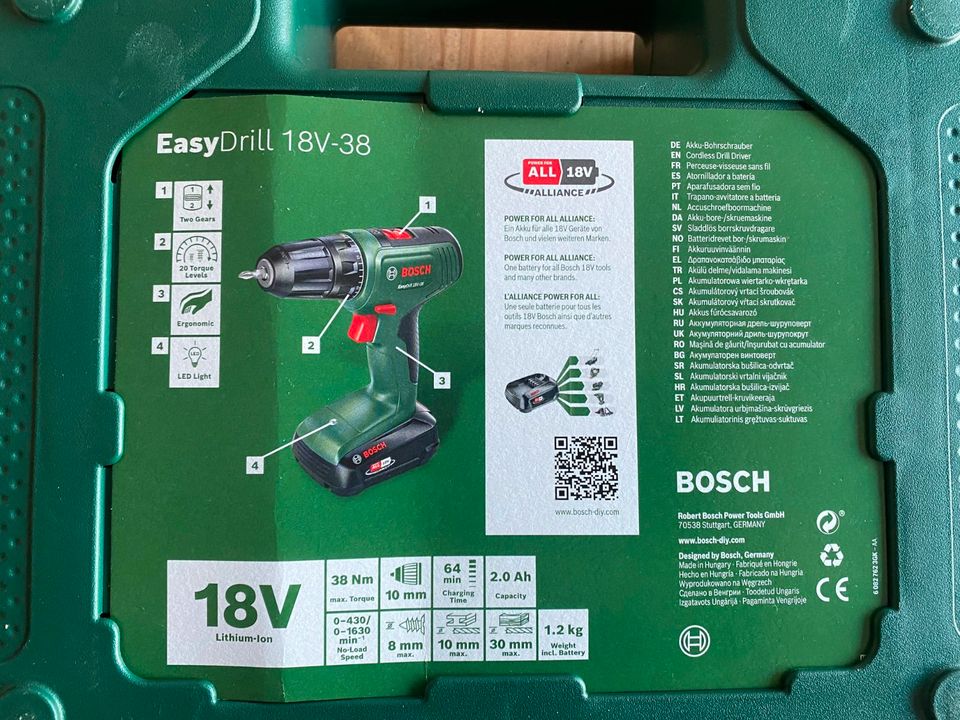 VERLEIH | VERMIETUNG - BOSCH Akkuschrauber EasyDrill 18V in Berlin