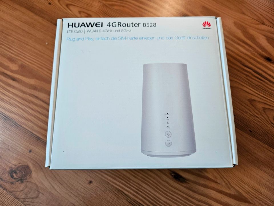 Huawei Vodafone GigaCube B528 LTE CAT6 4G Router, Sim Karte in Übersee