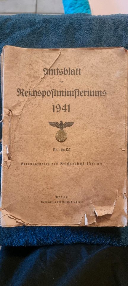 Amtsblatt Reichspostministerium in Steinbach-Hallenberg (Thüringer W)