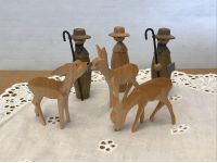 Erzgebirge, 3 Figuren + 3 Rehe Düsseldorf - Lörick Vorschau