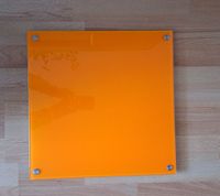 Glas Magnettafel -Memoboard - orange - Beschreibbar - 40  x 40 cm Schleswig-Holstein - Norderstedt Vorschau