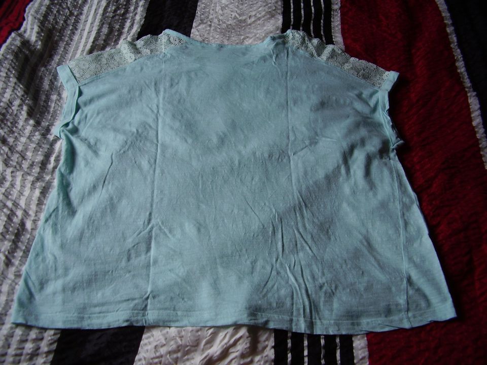 Shirt mit Spitzeneinsatz * Gr. 44 46 XXL * Gina Benotti * TOP ! in Nordendorf