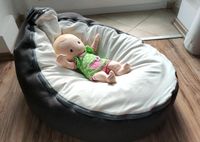 Babyschlafsack, Schlafkissen, Sitzsack anthrazit, grau Sachsen - Tharandt Vorschau