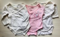 3 x weiß rosa Glitzer Langarmbody Newbornset Mädel 50/56 Alana dm Hessen - Obertshausen Vorschau