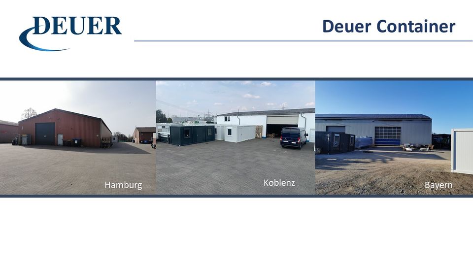 Gebraucht Wohncontainer, Bürocontainer 6,0m x 2,4m wie Neu SOFORT in Koblenz