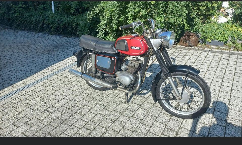 MZ ETS150 gute Basis für Wiederaufbau original Zustand in Radebeul