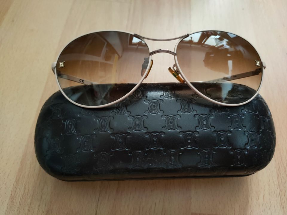 CÉLINE elegante Sonnenbrille 100% Original Vintage Piece Beige in Plochingen