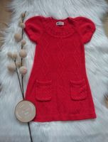 Strick Kleid Tunika Longpulli rot Gr. 98/104 H&M Niedersachsen - Rühen Vorschau