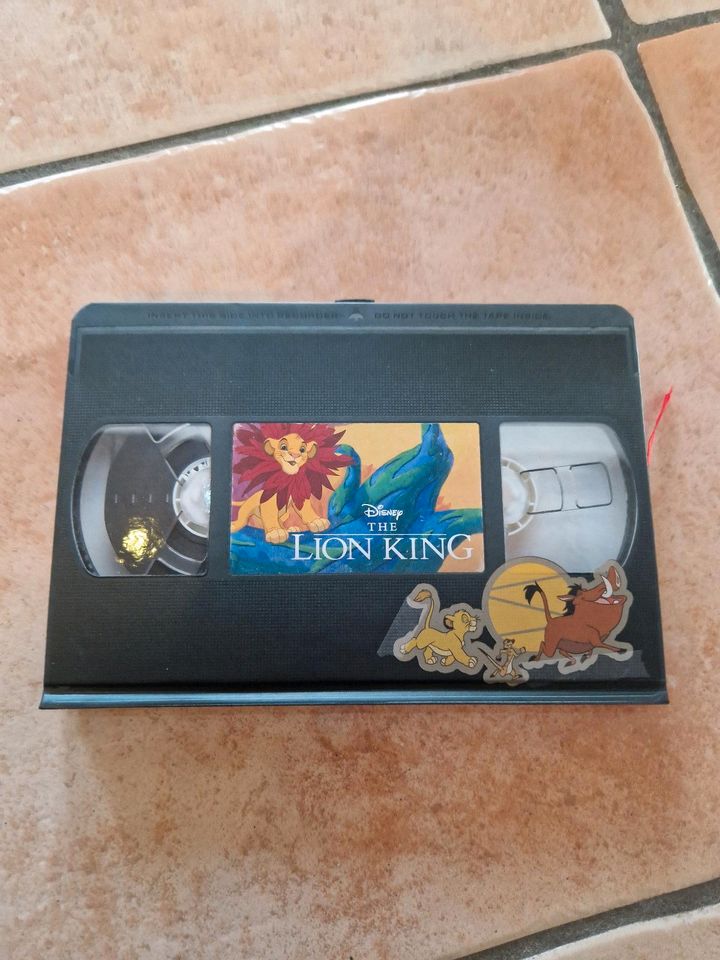 Disney der könig der löwen Notizbuch vhs optik in Erlenbach am Main 