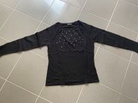 Strickpullover mit weißen Perlen von Taifun in schwarz in Größe S Nordrhein-Westfalen - Hilden Vorschau