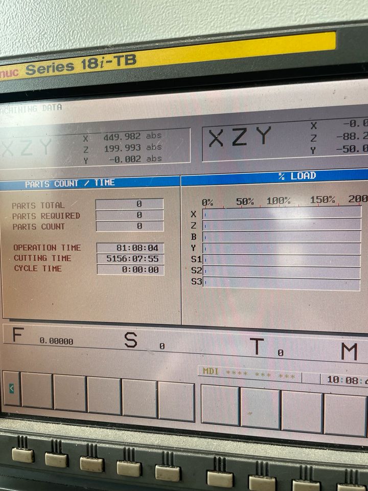 CNC Drehmaschine Romi E280 Gegenspindel und Y-Achse in Wallerstein