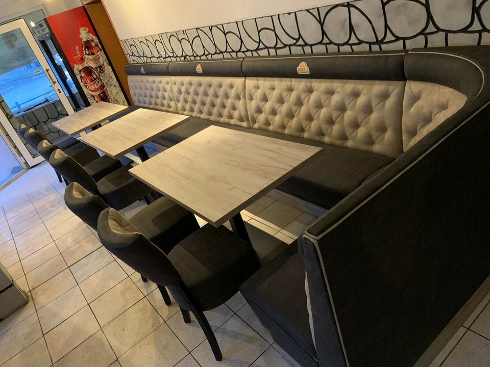 Shishabar Café bar Restaurant Möbel nach maß Bänke Sessel Stuhl in Berlin