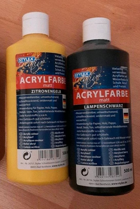 Restposten Stylex Acrylfarbe 500 ml NEU/Sonderposten in Berlin