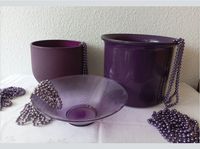 2 Blumenübertopf lila + 1 Glasschale Sandra Rich violett Schleswig-Holstein - Flensburg Vorschau