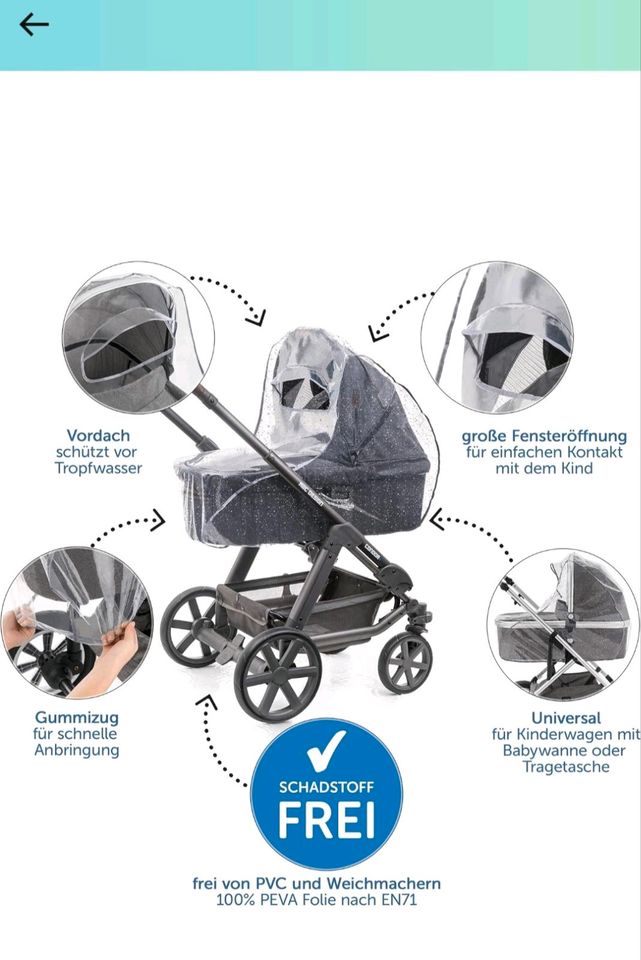 3 in 1 Kinderwagen ABC Design Babyschale in Viersen