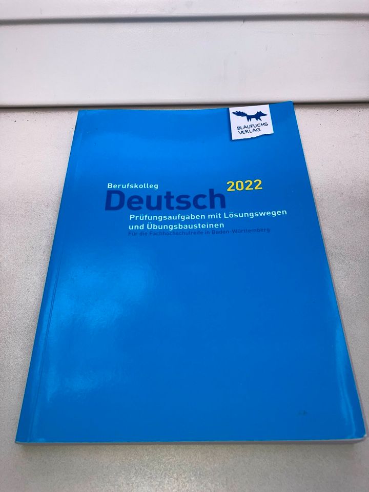 Deutsch: Blaufuchs Verlag: Deutsch Prüfungsbuch für berufskolleg in Hardthausen