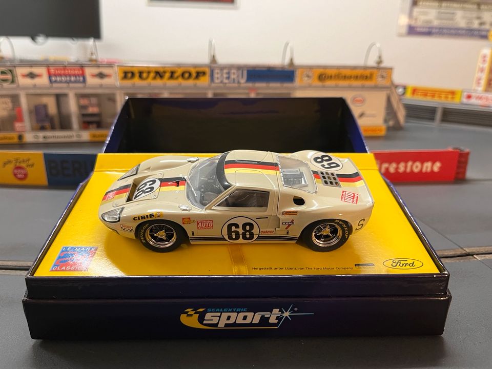 Scalextric-Slotcar Ford GT40 " Deutsche Auto Zeitung" limited in Igensdorf