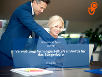 Verwaltungsfachangestellte/r (m/w/d) für das Bürgerbüro | Ape Niedersachsen - Apen Vorschau