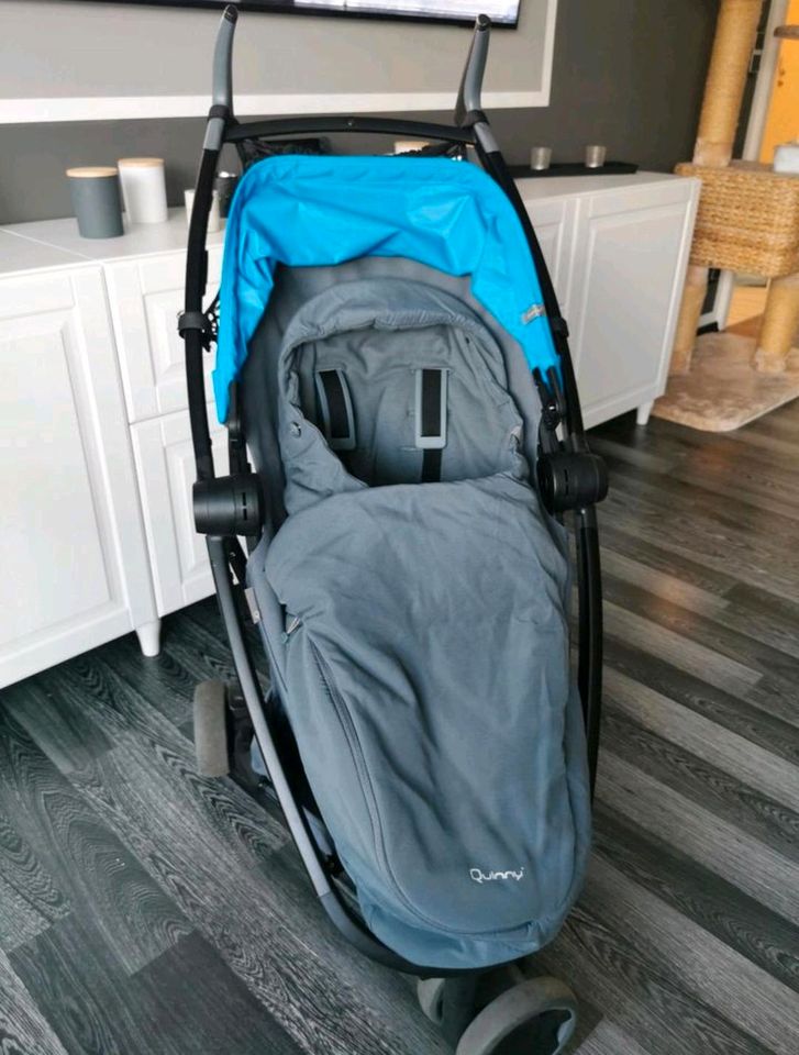 Buggy Quinny faltbar klein klappbar Kinderwagen blau grau in Recklinghausen