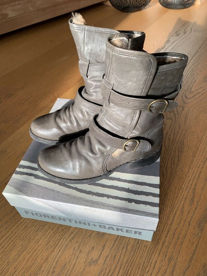 Fiorentini + Baker Biker Boots Gr. 37 gefüttert NEUw in Königstein im Taunus