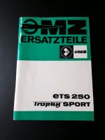 MZ ETS Ersatzteilliste, Ausgabe 1975, original Sachsen - Gelenau Vorschau