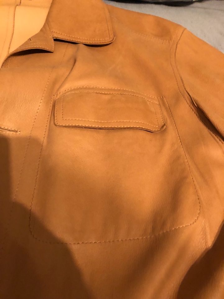 Ermenegildo Zegna Sport Lederjacke Cognac L in München