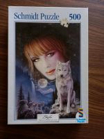 Schmidt Puzzle, 500 Teile, Frau, Wolf, Mond Hessen - Steffenberg Vorschau