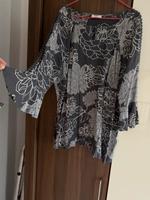 Tolle Bluse, Gina Beni Größe XL grau-weiß Nordrhein-Westfalen - Kempen Vorschau