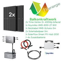 BALKONKRAFTWERK KOMPLETT SET 860W/800W inkl. Speicher & Hub1200 Thüringen - Leinefelde-Worbis Vorschau