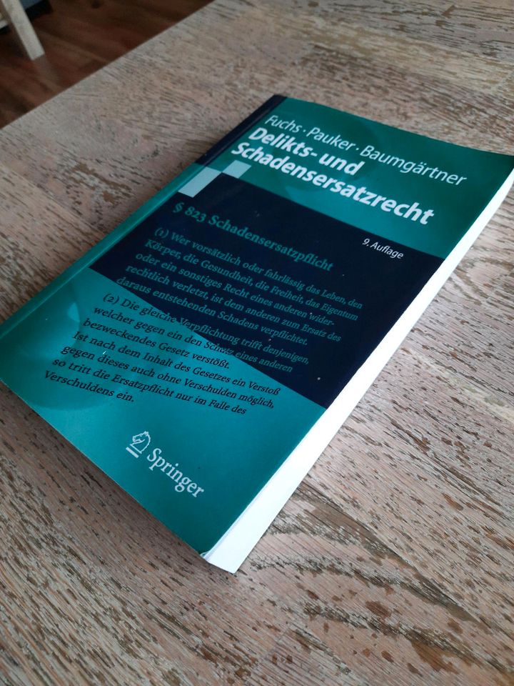 Delikts- und Schadensrecht, 9. Auflage, Fuchs Pauker Baumgärtner in Kirchgellersen