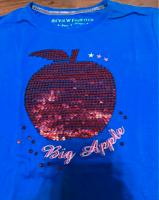 Damen Shirt Big Apple mit rotem Pailletten Apfel Review Größe L Berlin - Charlottenburg Vorschau