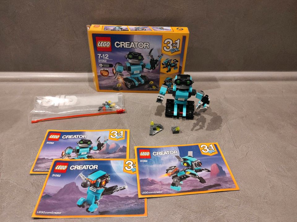 LEGO Creator 31062 Forschungsroboter 3 in 1 w. NEU in Wackersdorf