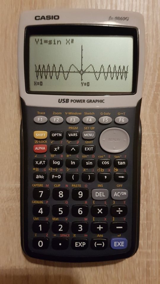 Casio fx-9860G - Grafikrechner, Rechner, Taschenrechner in Flöha 