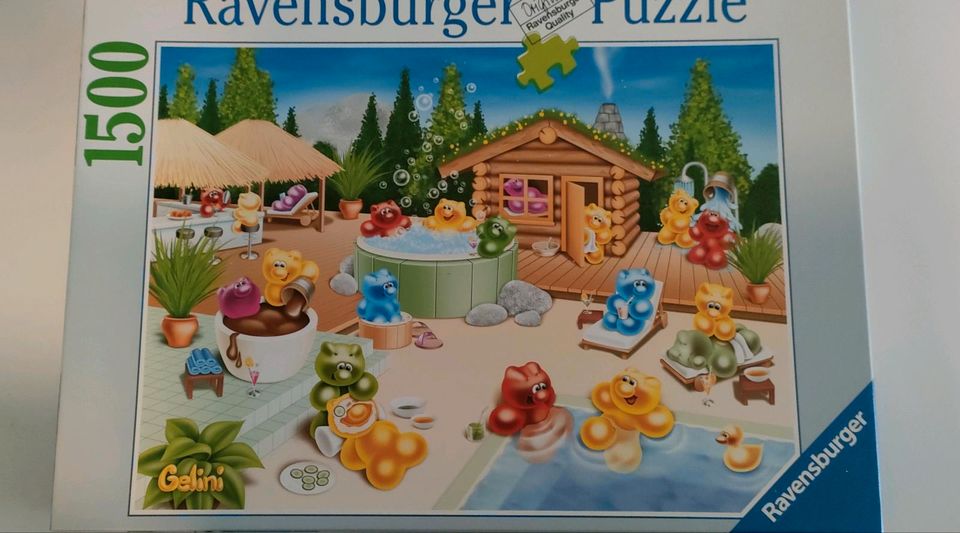 1500Teile Puzzel, Puzzle, Ravensburger, Gelini Wellness in Elchesheim-Illingen