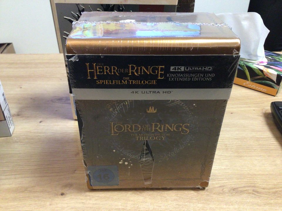 Herr Der Ringe Trilogie [4K UHD + Blu ray] Limited Steelbook Edit in Berlin