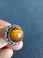 TIGERAUGE STERLING SILBER RING Tigerauge 70er Hessen - Niedernhausen Vorschau