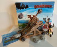 Playmobil 9245 Dragons Grobian mit Katapult Steinschleuder OVP Nordrhein-Westfalen - Oerlinghausen Vorschau