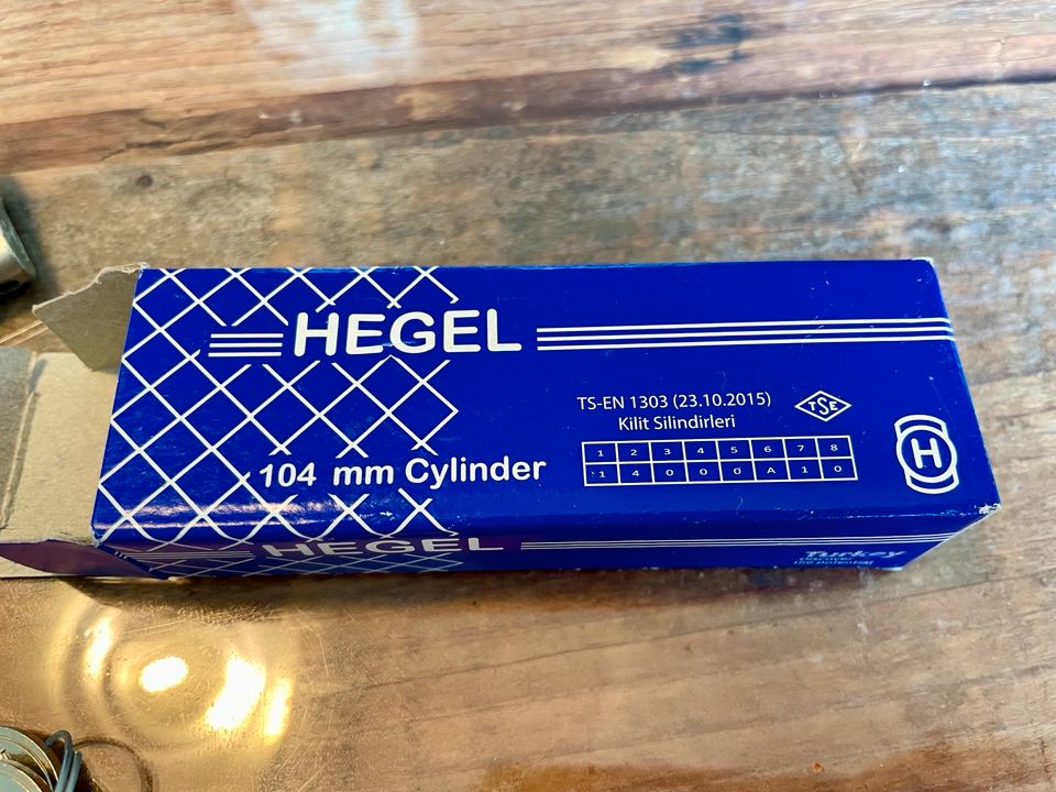 Hegel Schließzylinder Profilzylinder Tür Cylinder 104 mm neu in Centrum